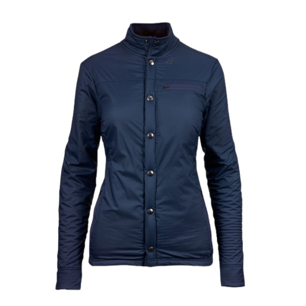 VELOCIO WOMEN'S RECON SNAP JACKET, MEDIUM, NAVY, NWT $170
